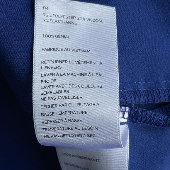 Figs Scrub Top Women Plus Size XXL 2X Blue Casma 3 Pocket Medical Nursing FW1100 - Picture 6 of 10